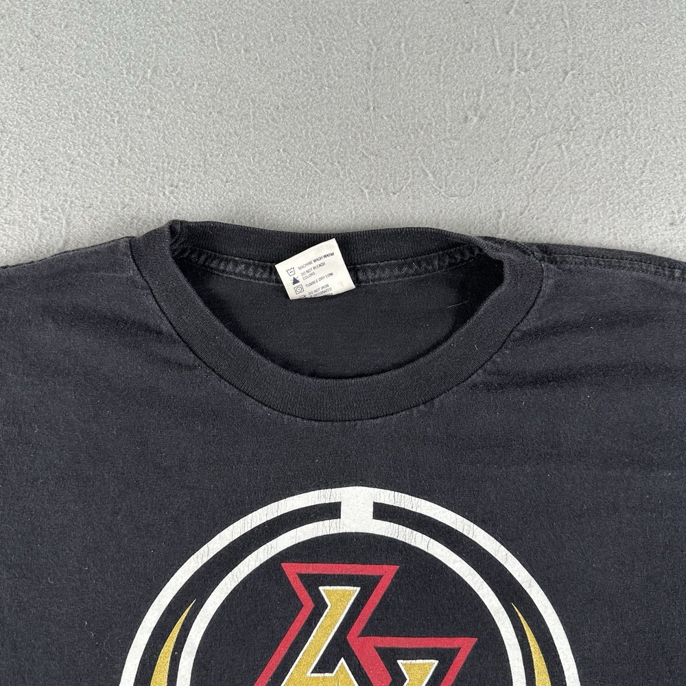 Vtg 2000 Las Vegas Outlaws‎ T Shirt Men's 2XL Black Short Sleeve XFL Football - Picture 3 of 16